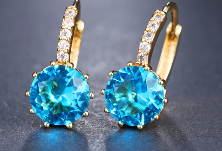 pendientes turquesa