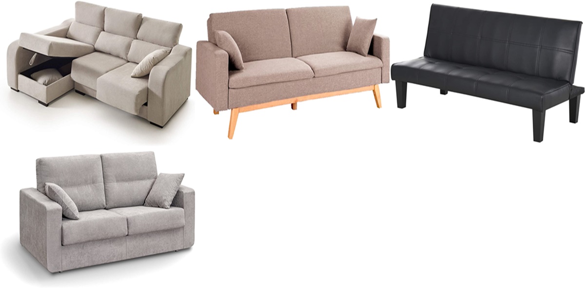 Amazon: sofás y sofá cama con buenos precios para renovar tu salón