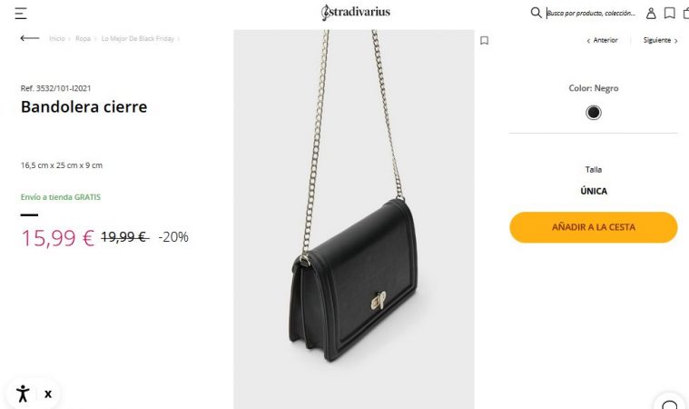 Bandolera cierre