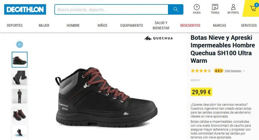 Decathlon: zapatillas impermeables a 14,99 euros para los días de lluvia 8 Merca2.es Botas Nieve y Apreski Impermeables Hombre- Decathlon