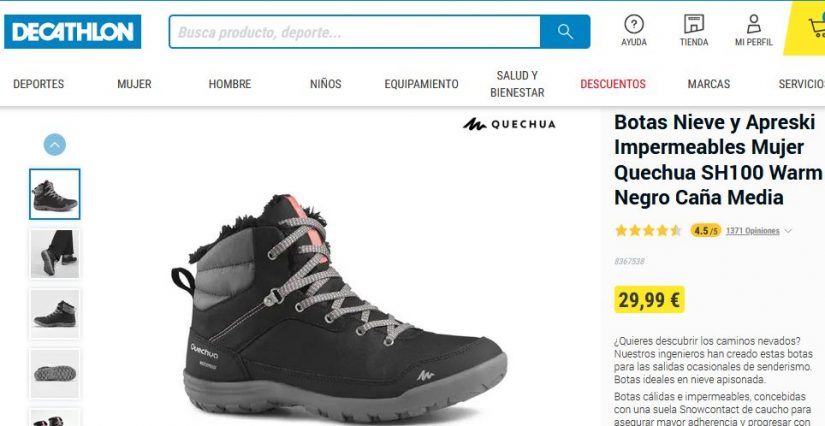 Decathlon: zapatillas impermeables a 14,99 euros para los días de lluvia 3 Merca2.es Botas Nieve y Apreski Impermeables Mujer