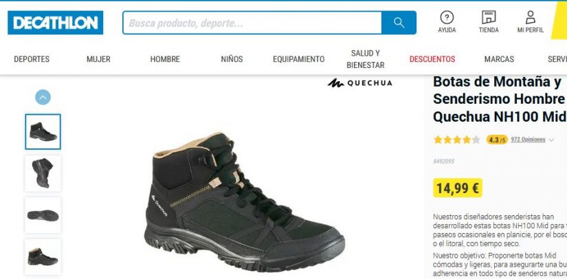 Decathlon: zapatillas impermeables a 14,99 euros para los días de lluvia