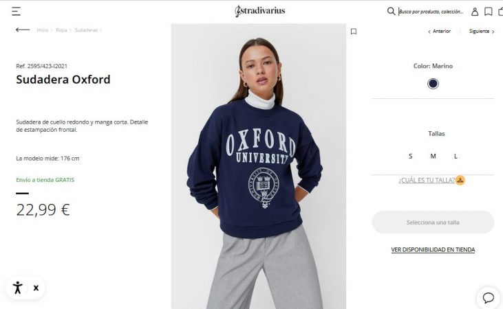 Sudadera Oxford