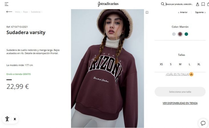 Sudadera varsity