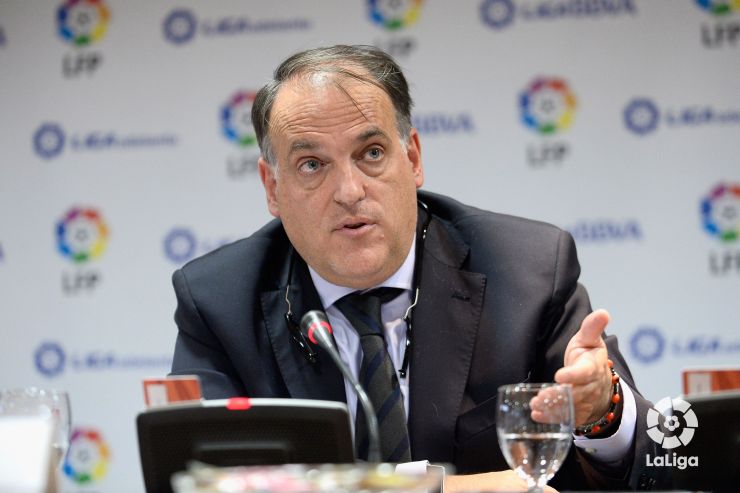 Javier Tebas se ganará el sueldo con una subasta liguera ideada contra Movistar+