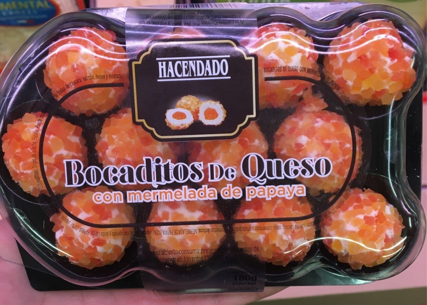 bocaditos de queso Mercadona