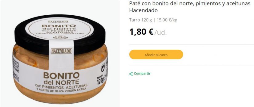 paté mercadona