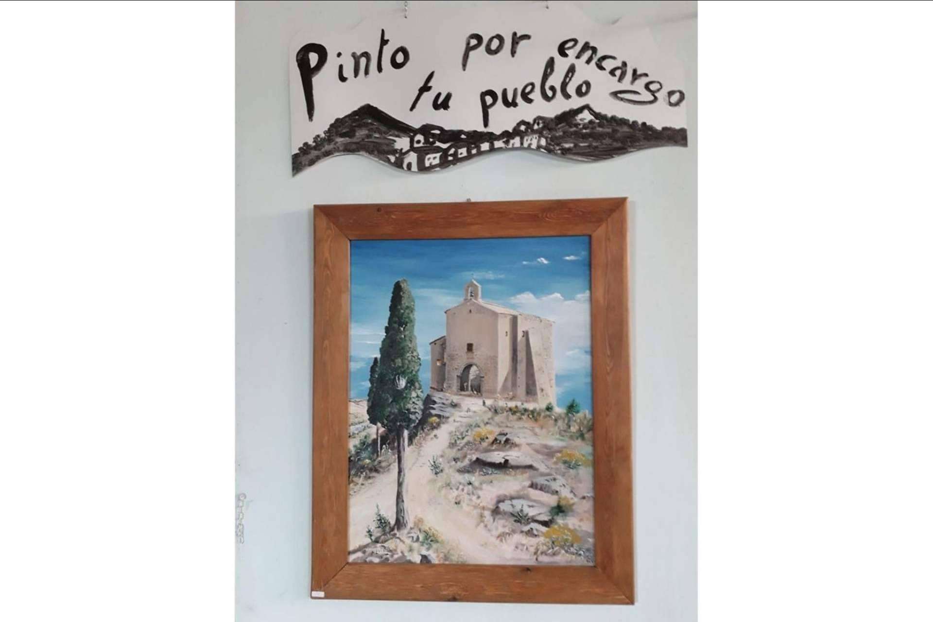 El artista Miguel Estaña vende sus obras y ofrece un taller en braille en su página web El Pintor de Internet