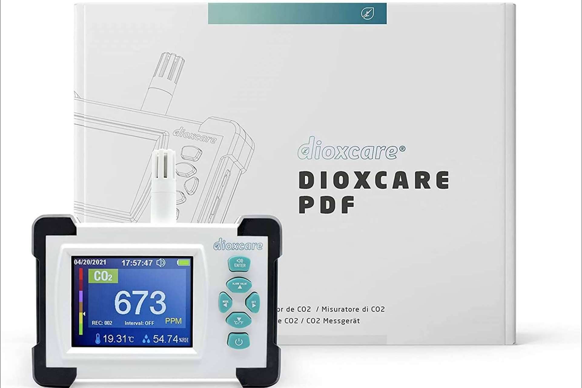 La utilidad del medidor detector de CO2 DIOXCARE de Protect Soiart Distribución