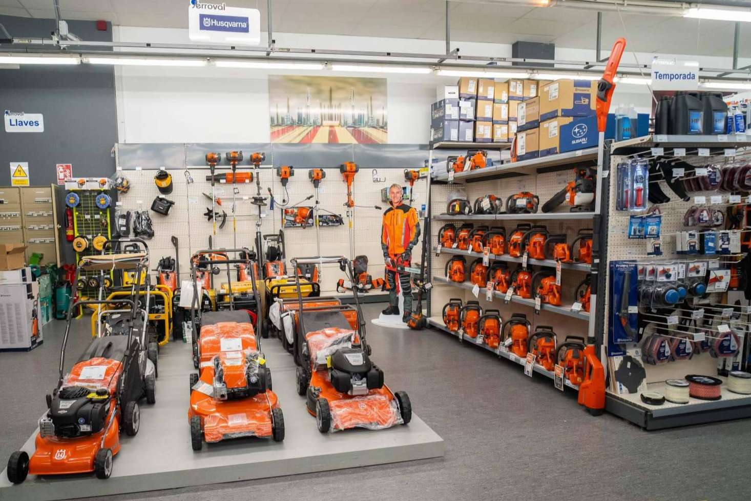 El catálogo de Ferretería Ferroval, distribuidora oficial de la marca Husqvarna en Val Do Dubra