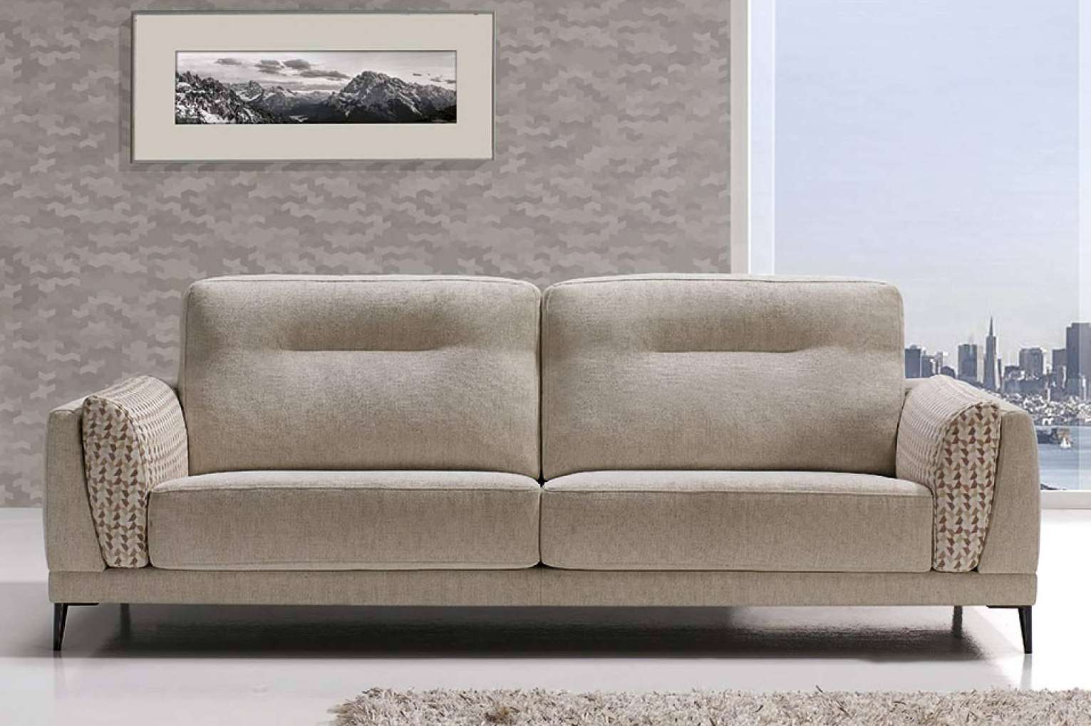 Sofás a medida y sofás con puf integrado, lo nuevo en tapicería en España por Muebles Industria