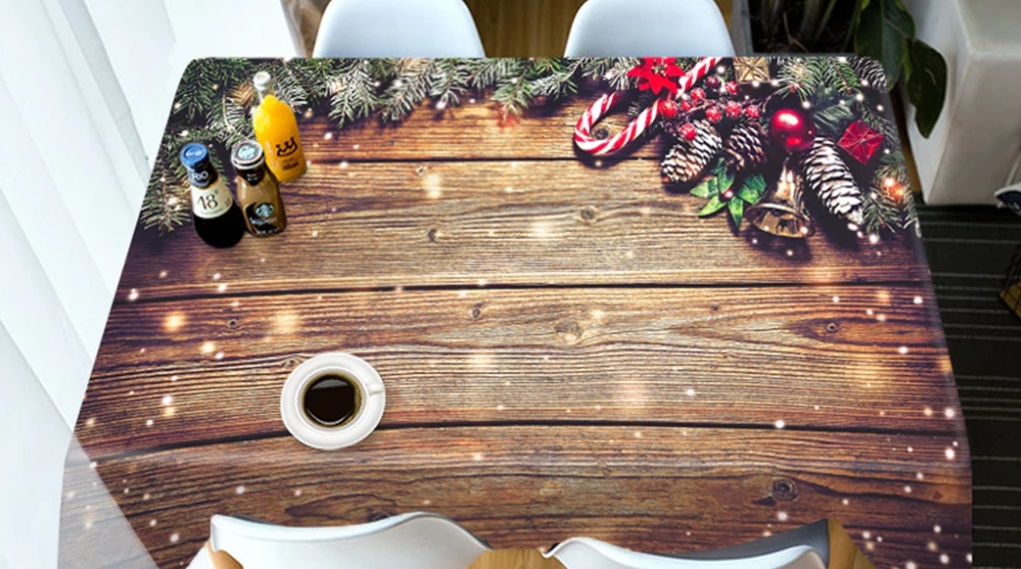 mantel mesa de madera