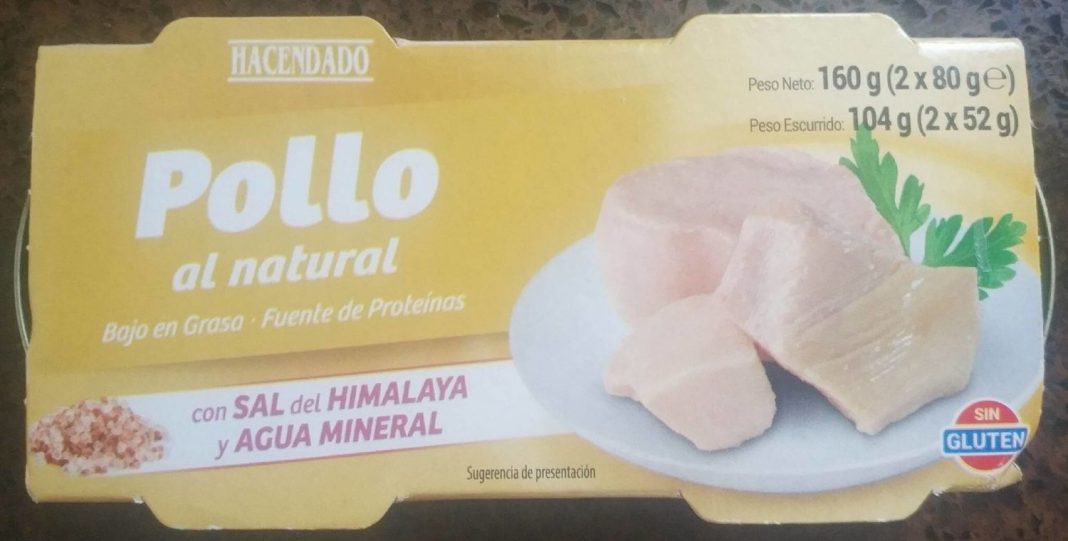 pollo al natural Mercadona
