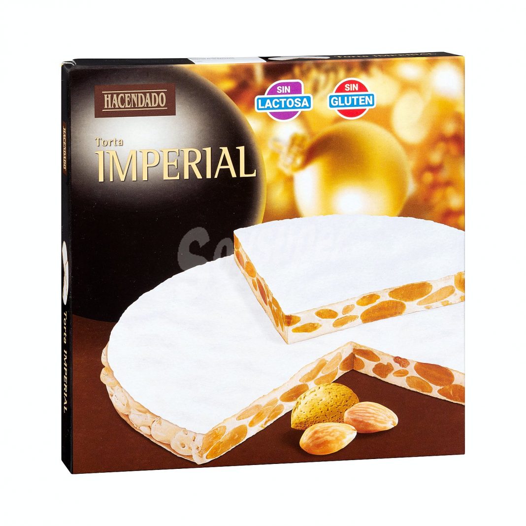 torta imperial, turrón duro Hacendado