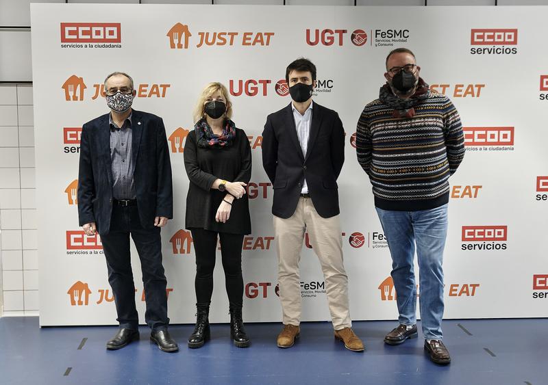 Just Eat firma con los sindicatos el primer convenio de empresa del sector