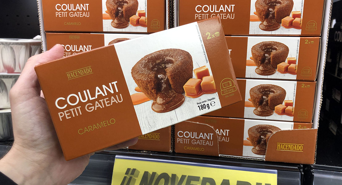 Mercadona presenta el nuevo coulant de caramelo Hacendado