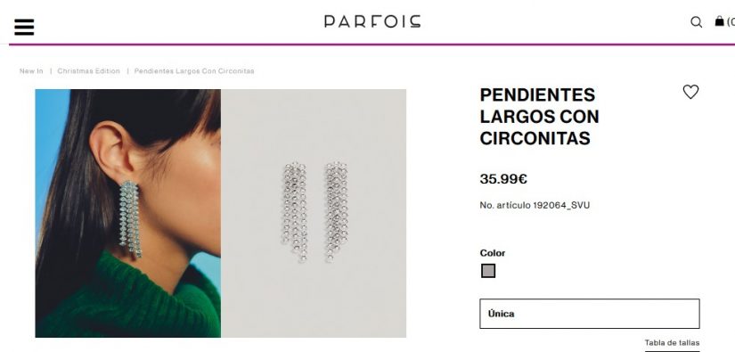 Pendientes Largos Con Circonitas