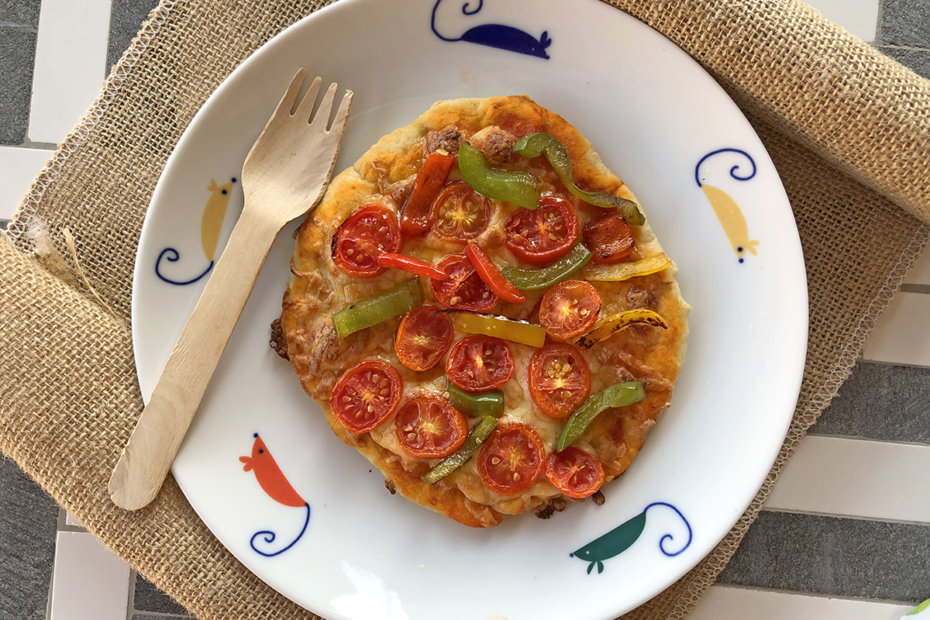 Prepara la pizza a tu gusto