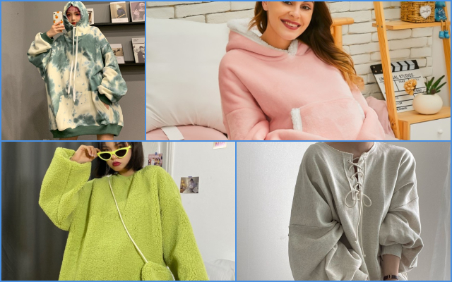 Sudaderas oversize y calentitas de Aliexpress para vestir casual