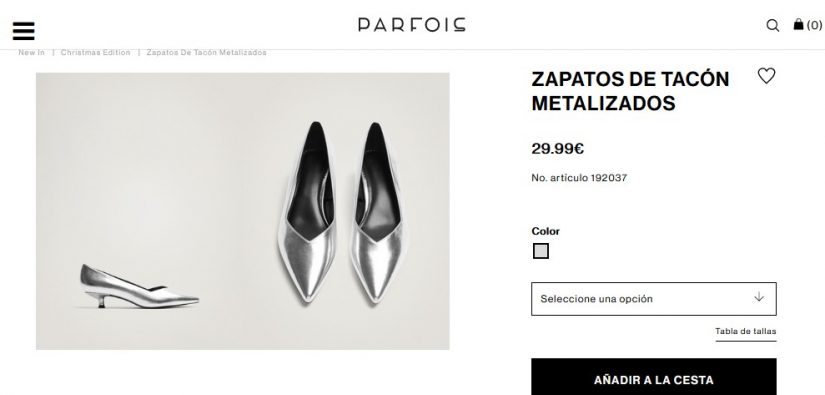 Zapatos De Tacón Metalizados