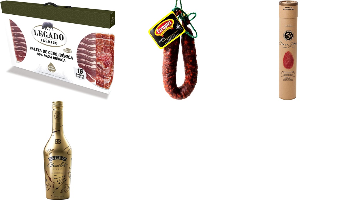 Embutidos y licores con superofertón en Amazon para marcarte una cena top
