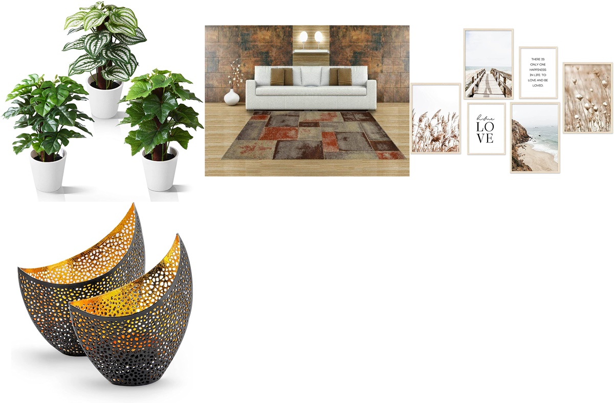 Plantas, alfombras y más: 10 ideas ‘low cost’ de Amazon para dar un nuevo aire al salón