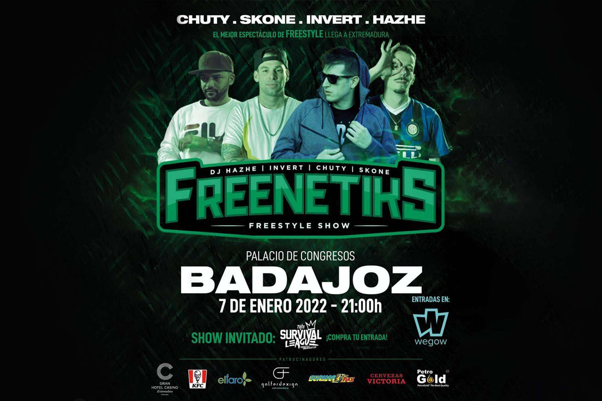 Freenetiks llega a Badajoz con un show de freestyle a nivel nacional
