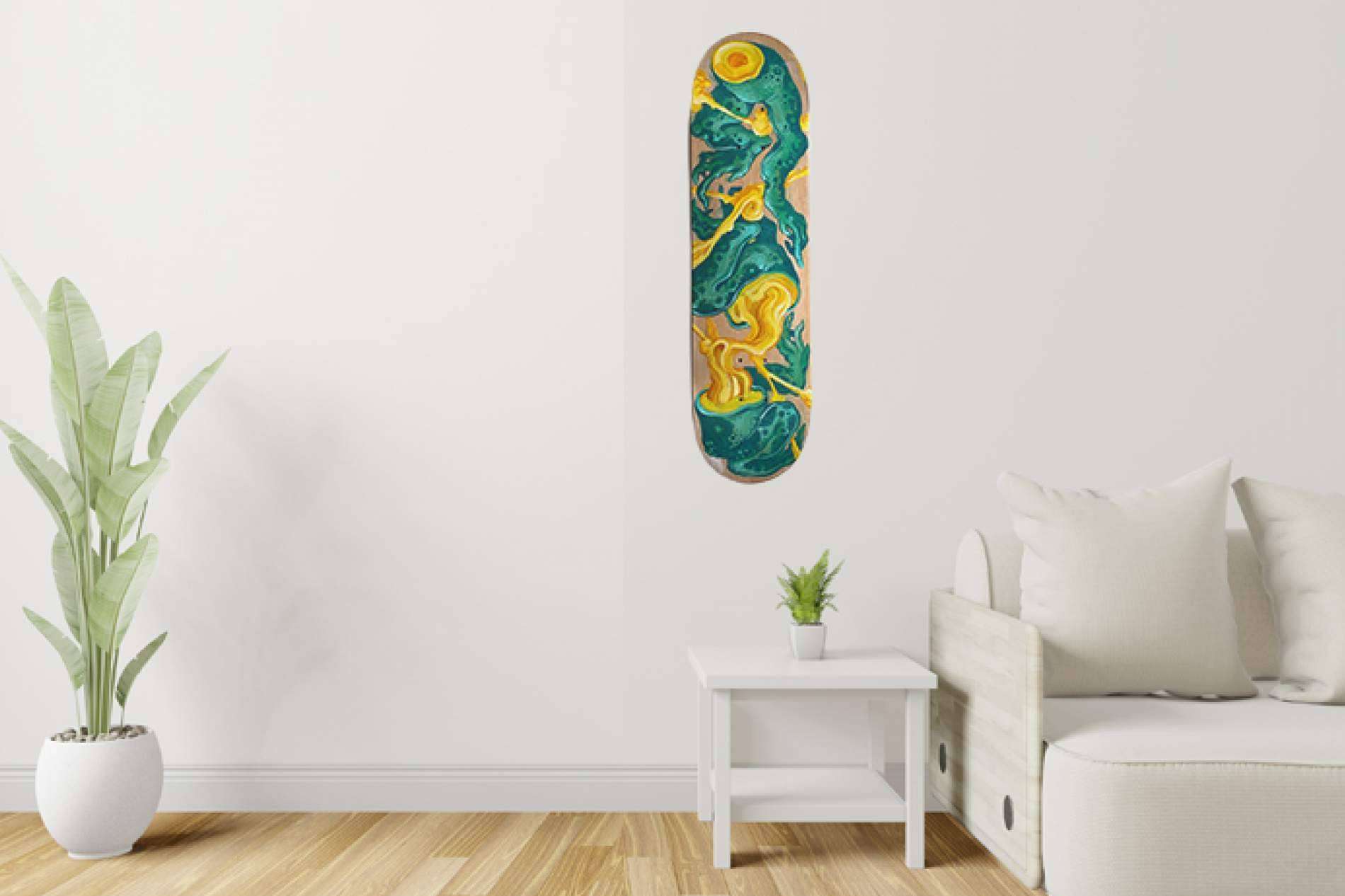 Skates de diseño para decorar espacios gracias al proyecto elBrownie.com