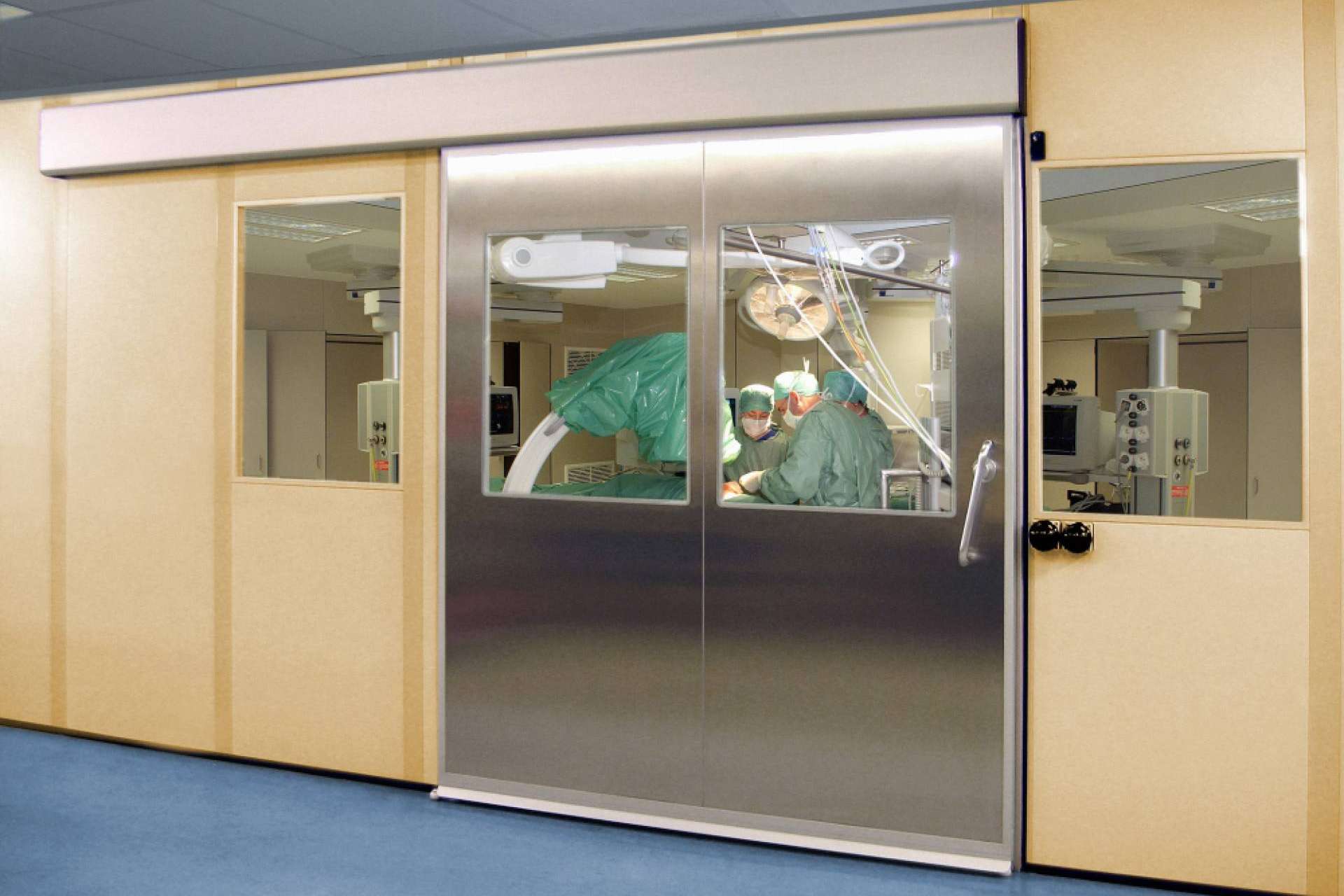 Las puertas herméticas correderas de la compañía ASSA ABLOY