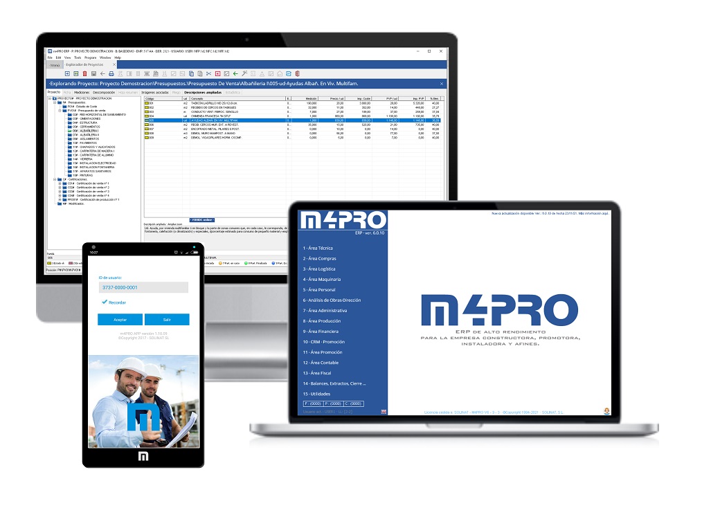 Software ERP para la empresa de construcción