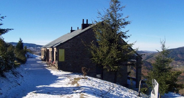 O Cebreiro Galicia pueblos invierno