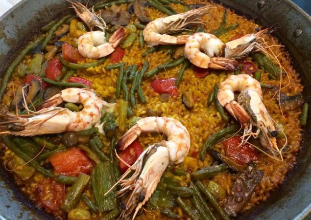 paella de langostinos Merca2.es