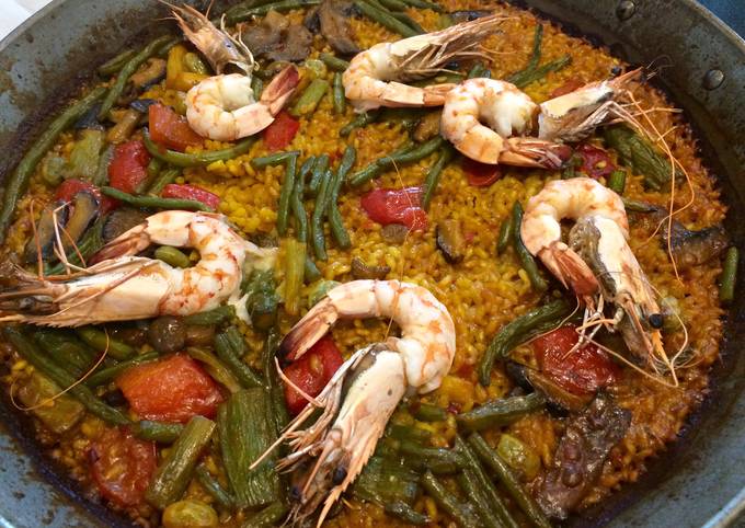 paella de langostinos Merca2.es