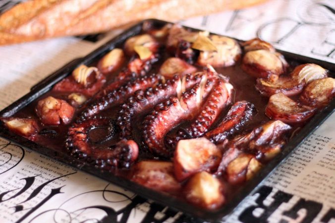 pulpo al horno