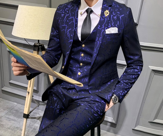 traje estampado