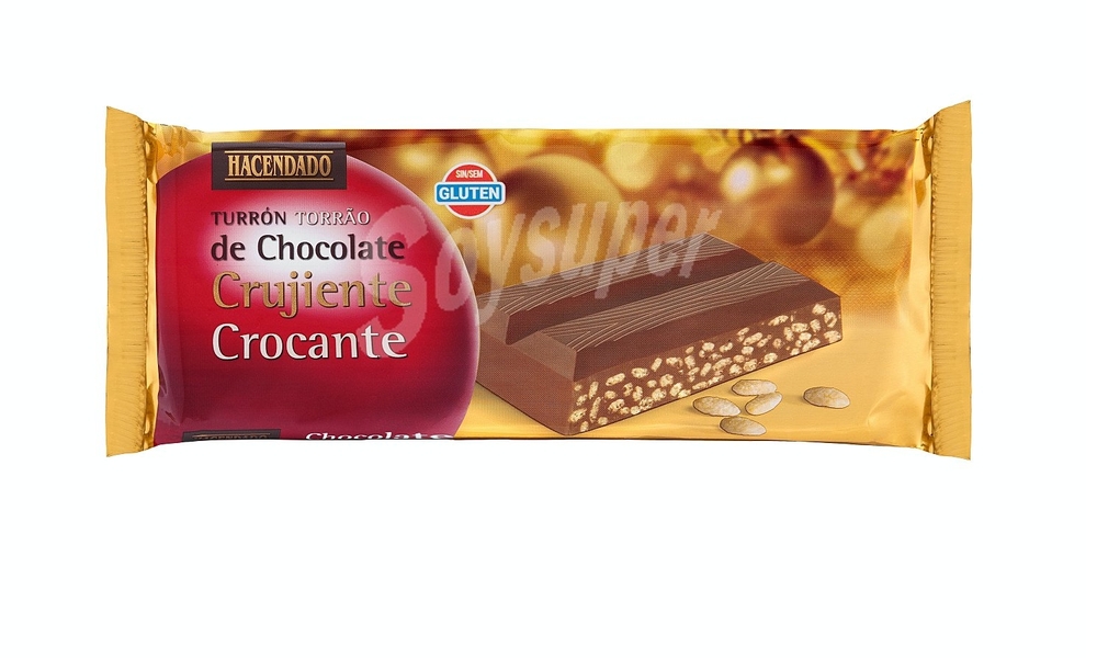 turrón de chocolate y arroz Mercadona