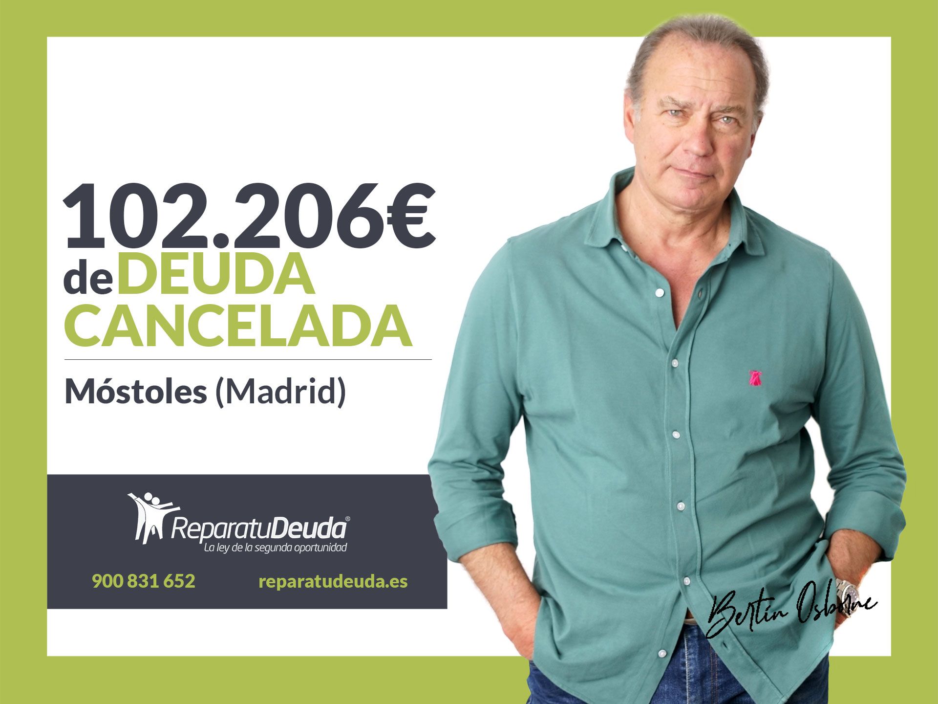 Repara tu Deuda Abogados cancela 102.206€ en Móstoles (Madrid) con la Ley de la Segunda Oportunidad