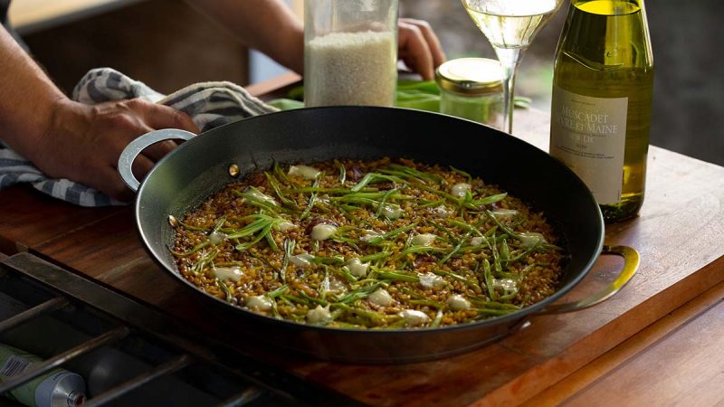 Agua o caldo para la paella francesa de Gipsy Chef