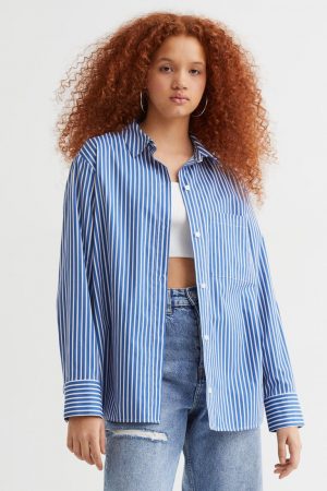 Camisa oversize de algodón