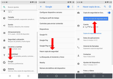 Crea con facilidad copias de seguridad
