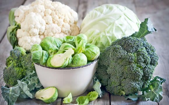 Verduras crucíferas- Alimentos