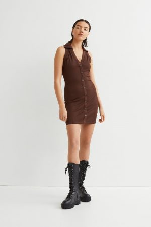 Vestido en punto de Jacquard
