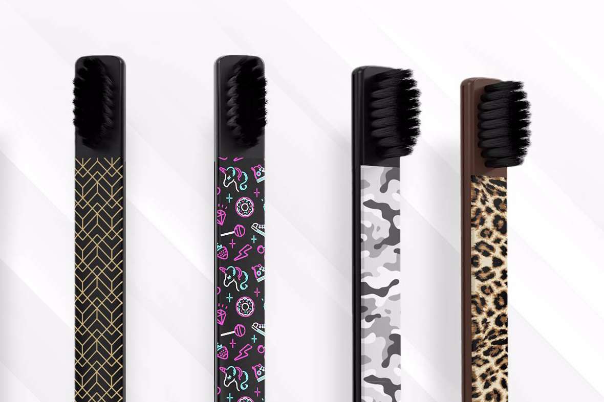 Cepillos de dientes originales y con un 30% menos de plástico y mango 100% reciclable