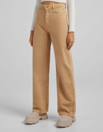 Pantalón wide leg en Bershka