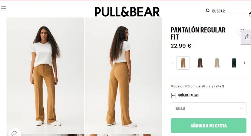 Pantalón regular fit