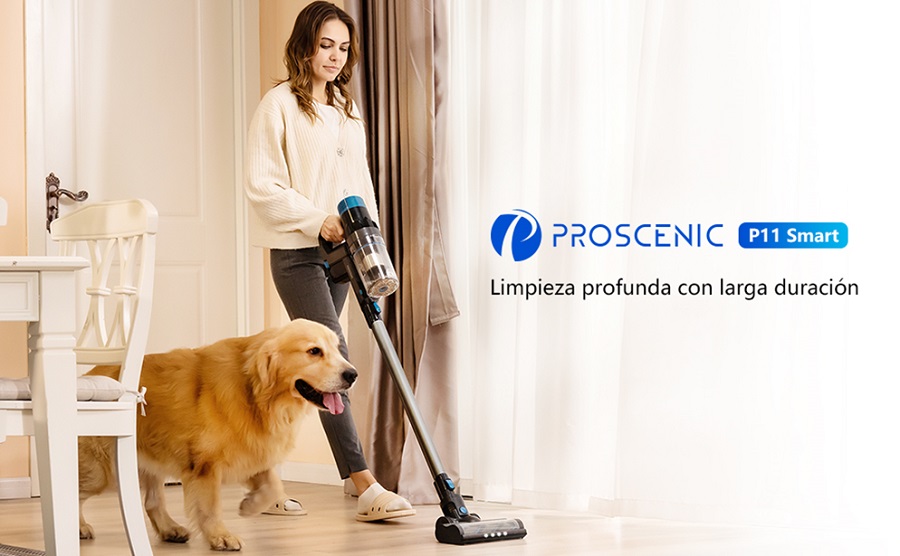 El último modelo de Proscenic, la aspiradora inalámbrica P11 Smart con súper potencia de succión y gran autonomía