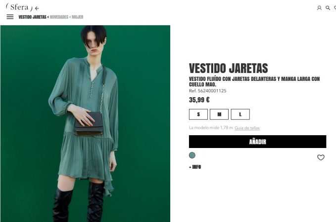 Vestido jaretas