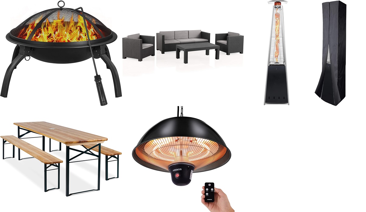 Amazon: Muebles para jardín y estufas con grandes descuentos en su web