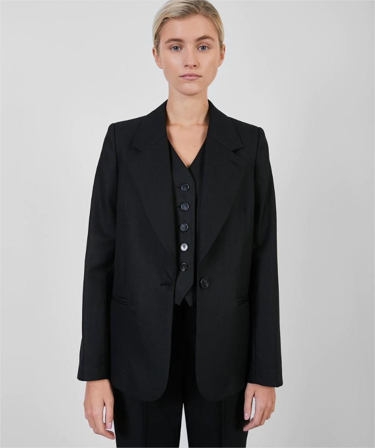 blazer oversize liso