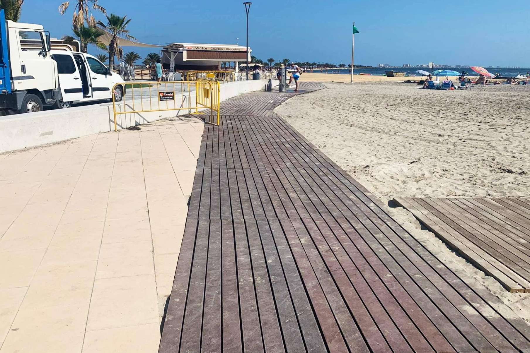Pasarelas de playa en Murcia, las últimas obras de éxito de GB Solutions